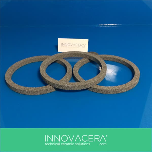 80 Micron Alumina Porous Ceramic Ring For Vacuum Chuck_INNOVACERA_INNOVACERA